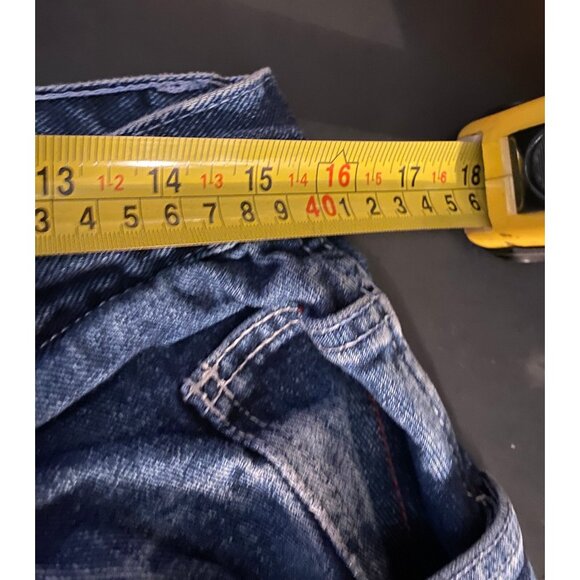 Fubu The Collection Circa XCII Jean Men 34x34 Baggy Hip Hop Pockets Fade Y2K - Picture 6 of 9